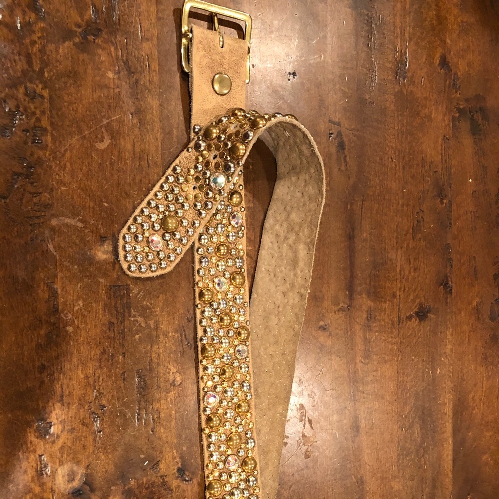 Vintage sequins and crystal  sparkle belt